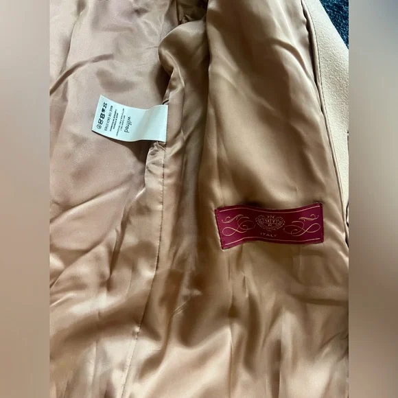 ARITZIA Wilfred The Cocoon Coat Wool Cashmere Size Small Camel Color - Picture 8 of 14